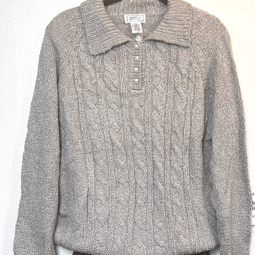 Jennifer Moore Gray Sweater